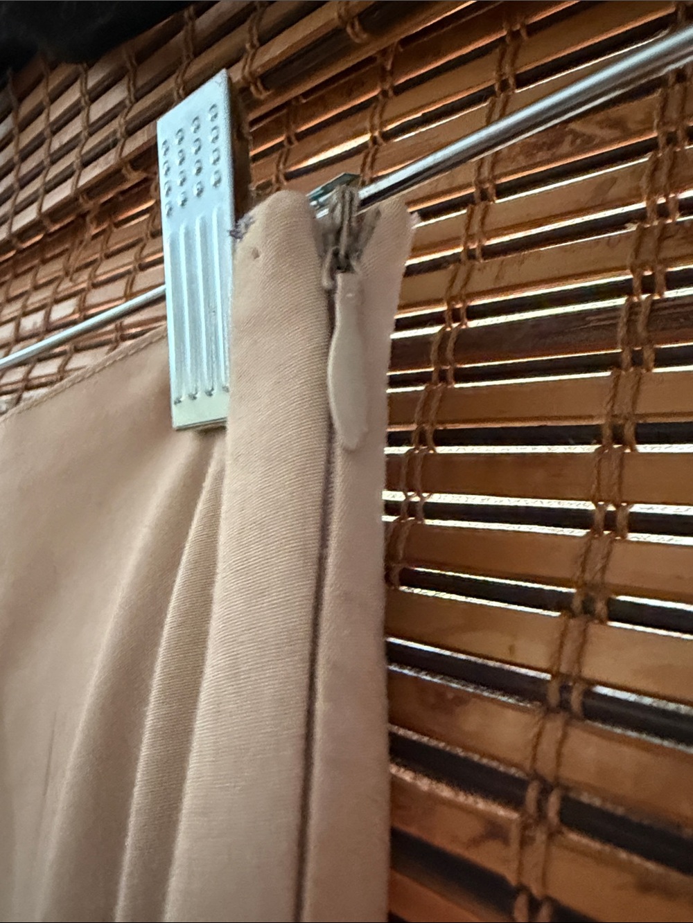 Basil + Maude Beige A-Line Skirt with Purple Floral Appliqué - Picture 11 of 14